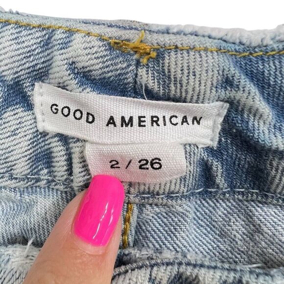 Good American Good 90's Loose Jeans Size 26/2 - Picture 3 of 6